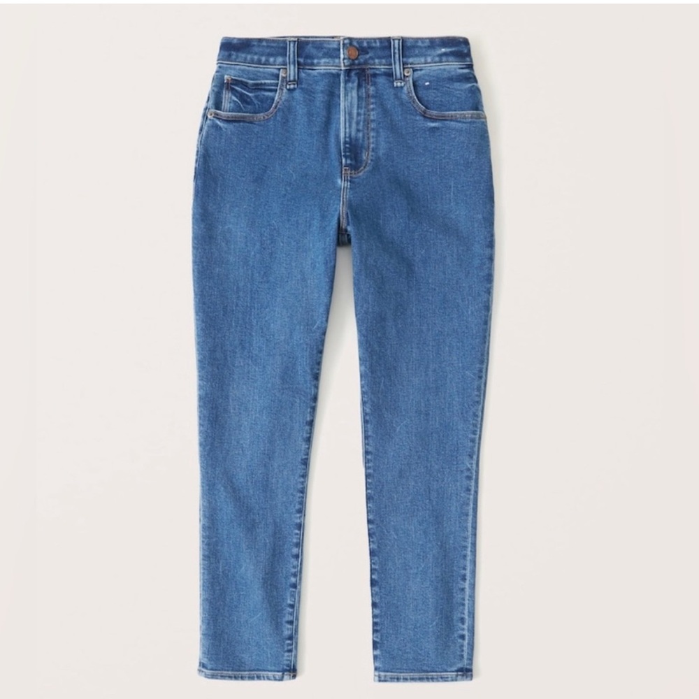 Abercrombie & Fitch High Rise Super Skinny Blue Jeans - Sz 31/12
